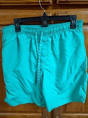St. John's Bay Teal Swim Trunks size m